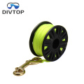 Diving inflatable surface marker buoy Finger Dive Spool with Marine Grade Stainless Steel Double Ended Snap